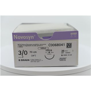 NOVOSYN VIOLA 3/0 (2) 70CM HR26 1PZ