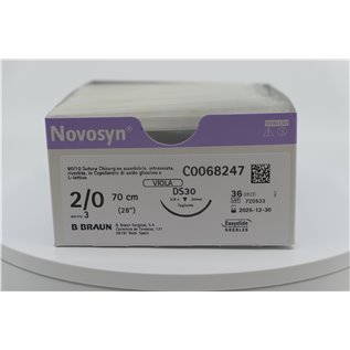 NOVOSYN VIOLA 2/0 (3) 70CM DS30 1PZ