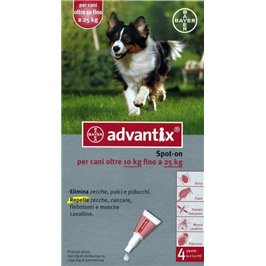 Advantix Spot On per cani da 10 a 25 kg.