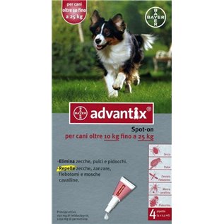 Advantix Spot On per cani da 10 a 25 kg.