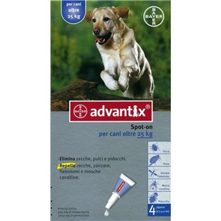 Advantix Spot On per cani oltre 25 kg.