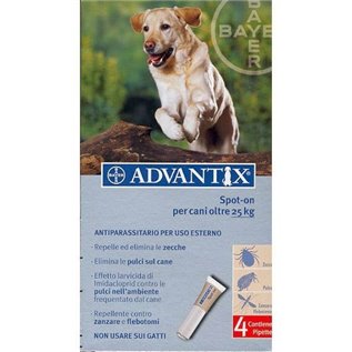 Advantix Spot On per cani oltre 25 kg.
