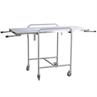 BARELLA CON RUOTE PIANO INOX