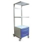 CARRELLO PER ANESTESIA INOX - FOSCHI