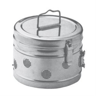 CESTELLO PER STERILIZZAZIONE SCHIMMELBUSCH DIAM 239 MM x 159 MM H. - LINEA STRUMENTI TEDESCHI