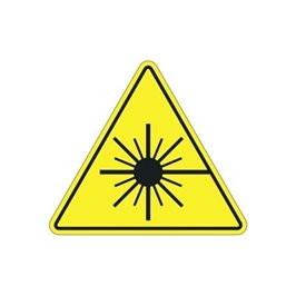 LASER FOSCHI D5-810: ADESIVO PERICOLO RADIAZIONE LASER