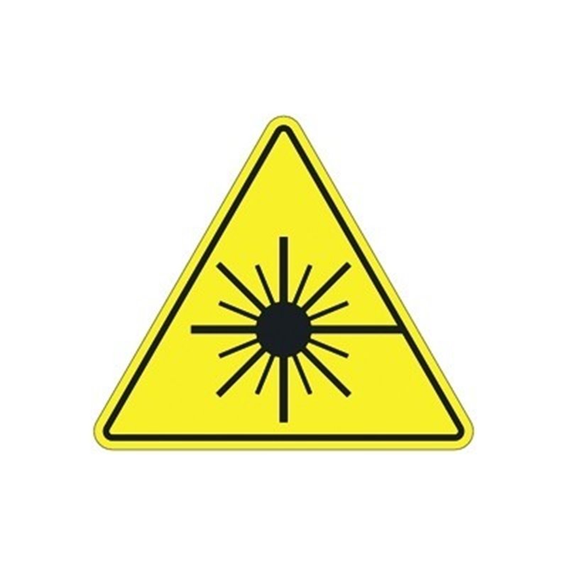 LASER FOSCHI D5-810: ADESIVO PERICOLO RADIAZIONE LASER