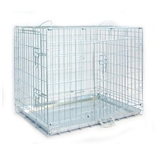 GABBIA TRASPORTABILE PIEGHEVOLE 106 x 71 x 81 CM - 2 PORTE