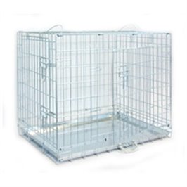 GABBIA TRASPORTABILE PIEGHEVOLE 64 x 48 x 55 CM - 1 PORTA