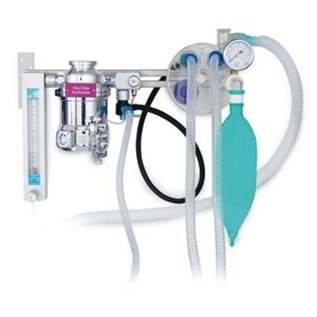 APPARECCHIO ANESTESIA A MURO con circuito aperto/chiuso - Versione PLUS