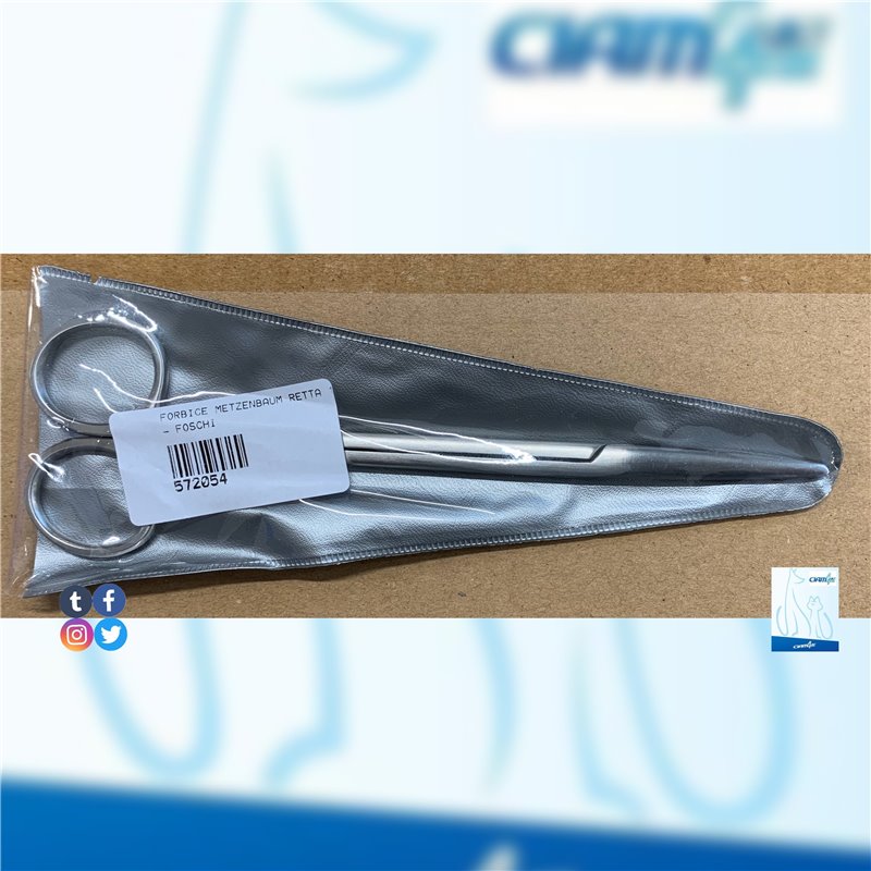 FORBICE METZENBAUM RETTA 18 CM - FOSCHI FORBICE METZENBAUM RETTA 18 CM - FOSCHI