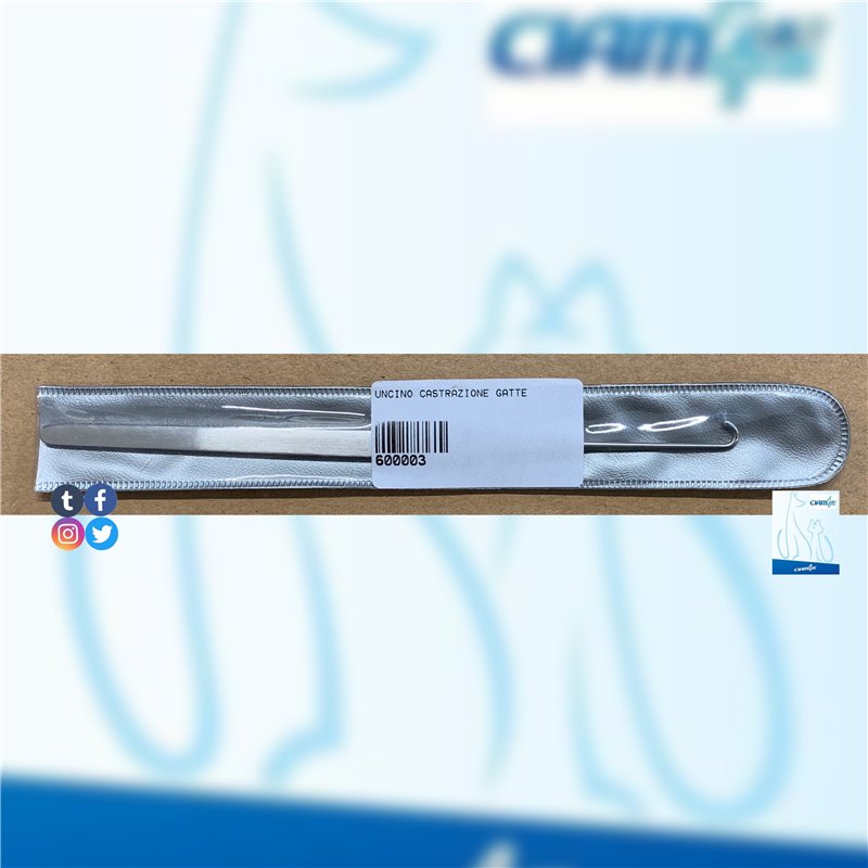 UNCINO CASTRAZIONE GATTE- CANI PICCOLA TAGLIA